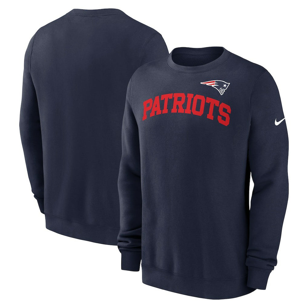New England Patriots Club Pullover Sweatshirt - Navy | Nike sale