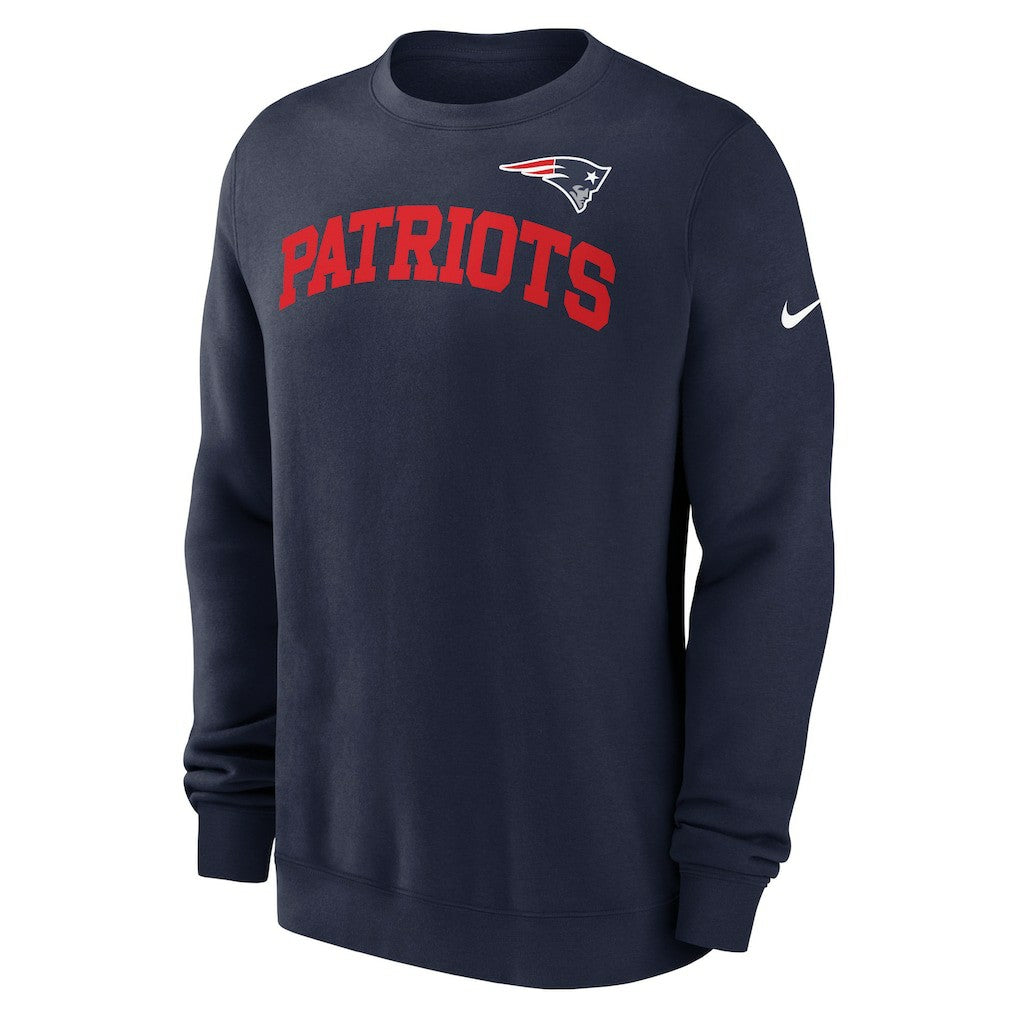 New England Patriots Club Pullover Sweatshirt - Navy | Nike sale