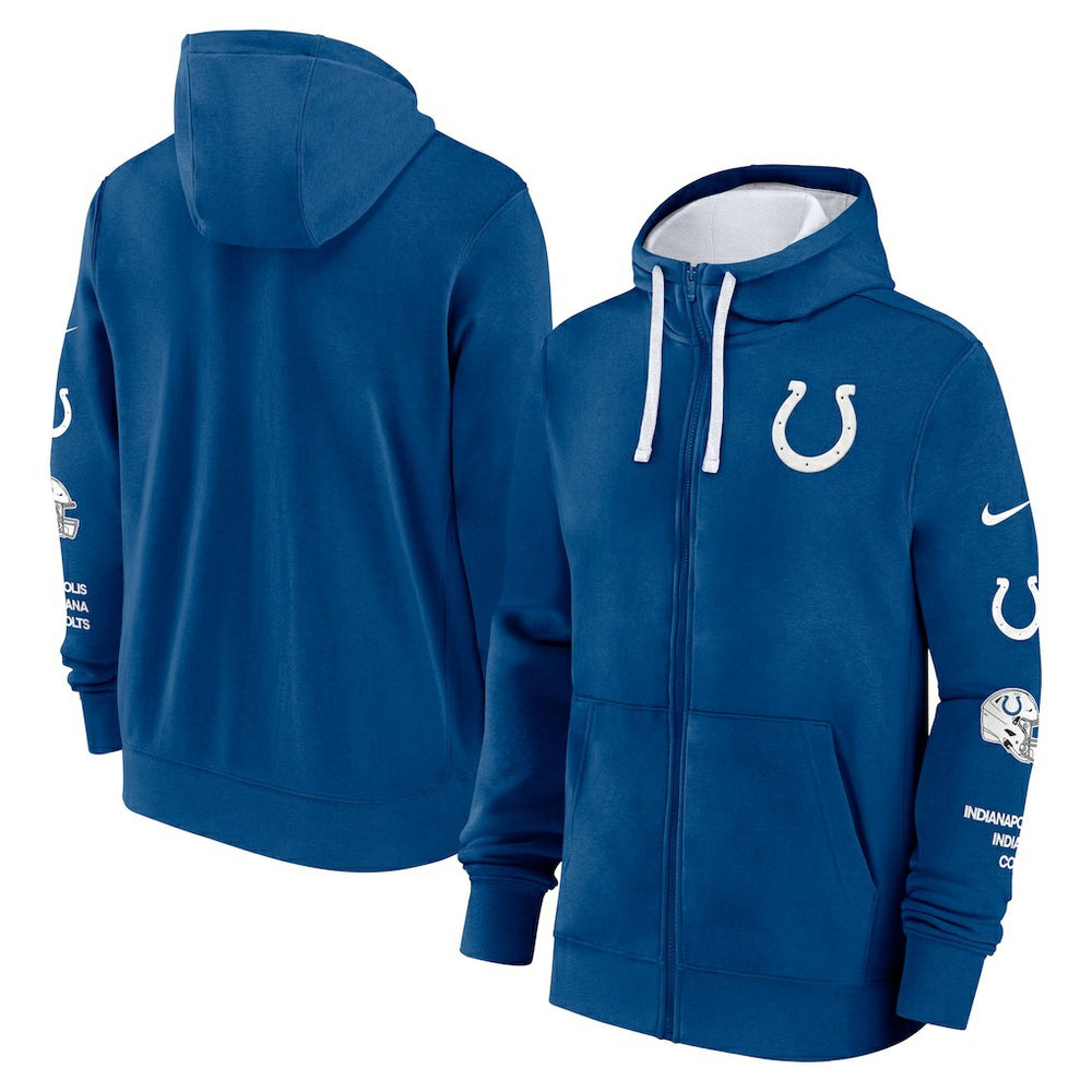 Indianapolis Colts Primetime Club Full-Zip Hoodie - Royal | Nike sale