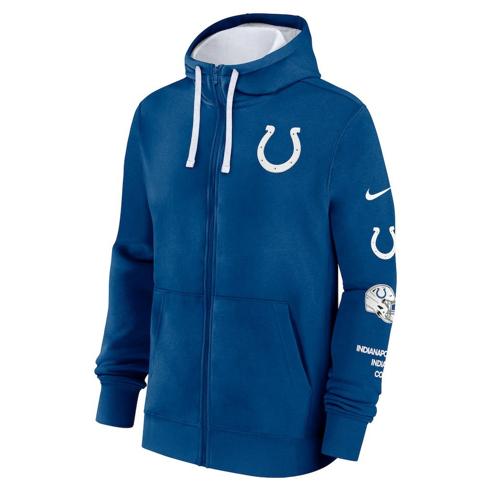 Indianapolis Colts Primetime Club Full-Zip Hoodie - Royal | Nike sale