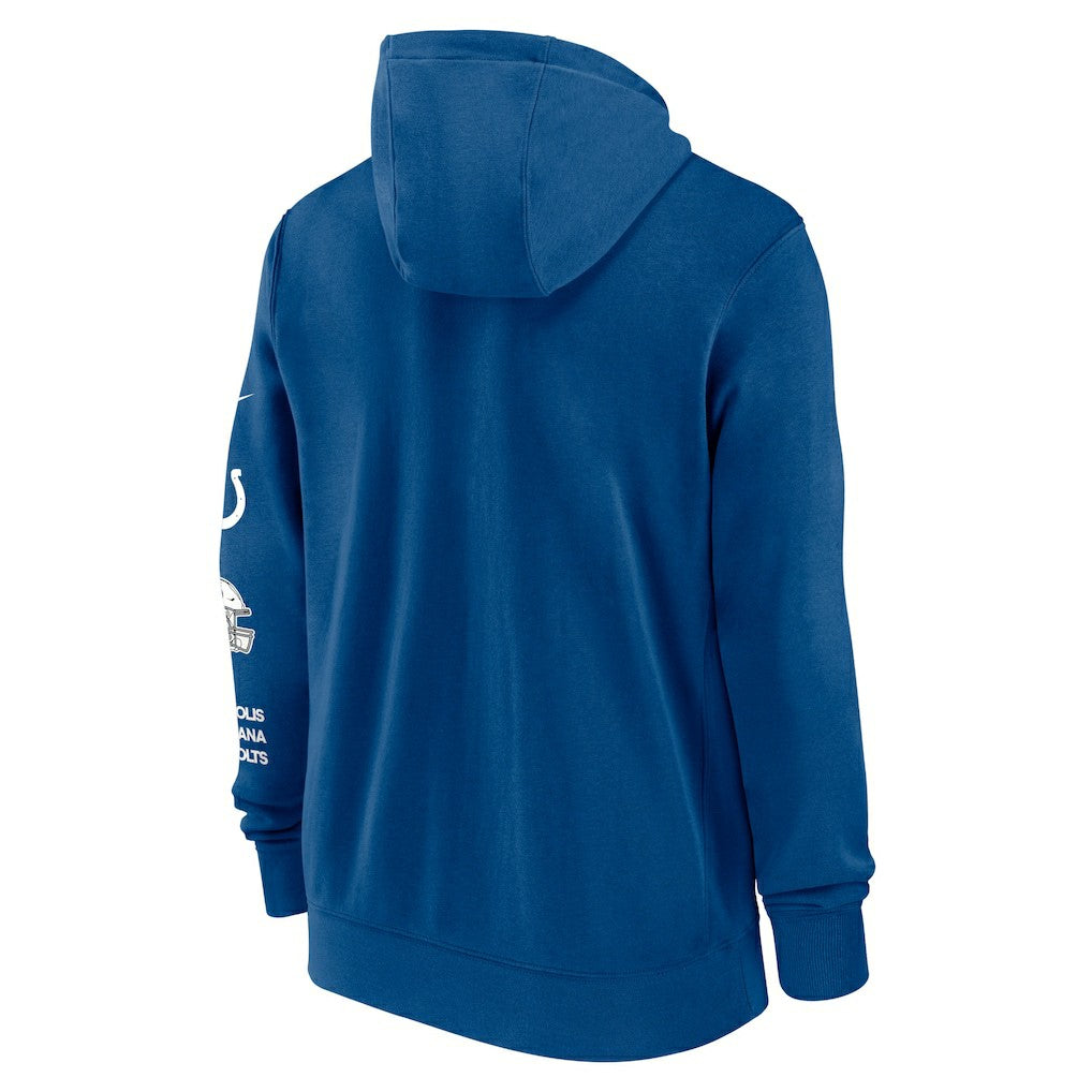Indianapolis Colts Primetime Club Full-Zip Hoodie - Royal | Nike sale