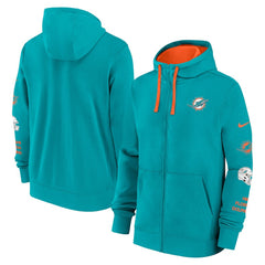 Miami Dolphins Primetime Club Full-Zip Hoodie - Aqua | Nike cheap