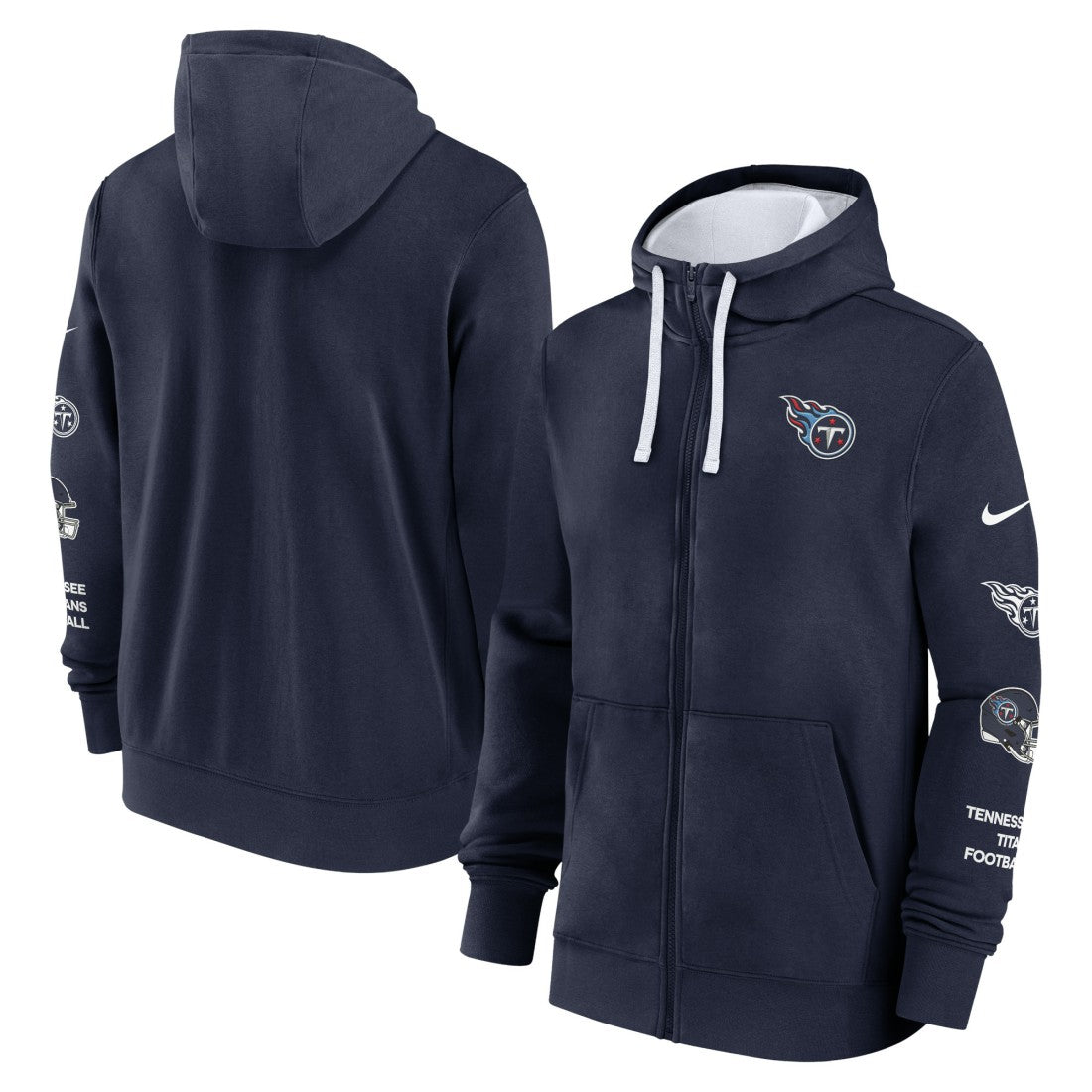 Tennessee Titans Primetime Club Full-Zip Hoodie - Navy | Nike cheap