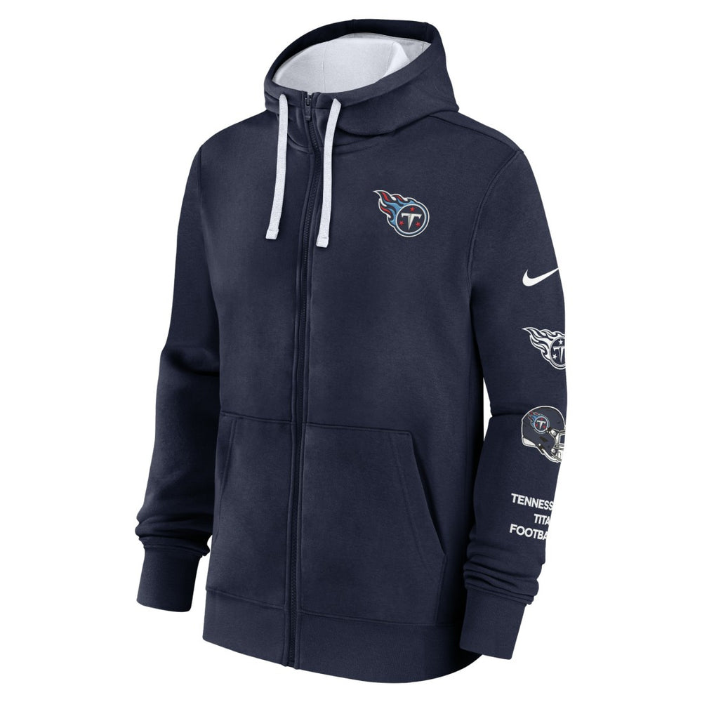 Tennessee Titans Primetime Club Full-Zip Hoodie - Navy | Nike cheap