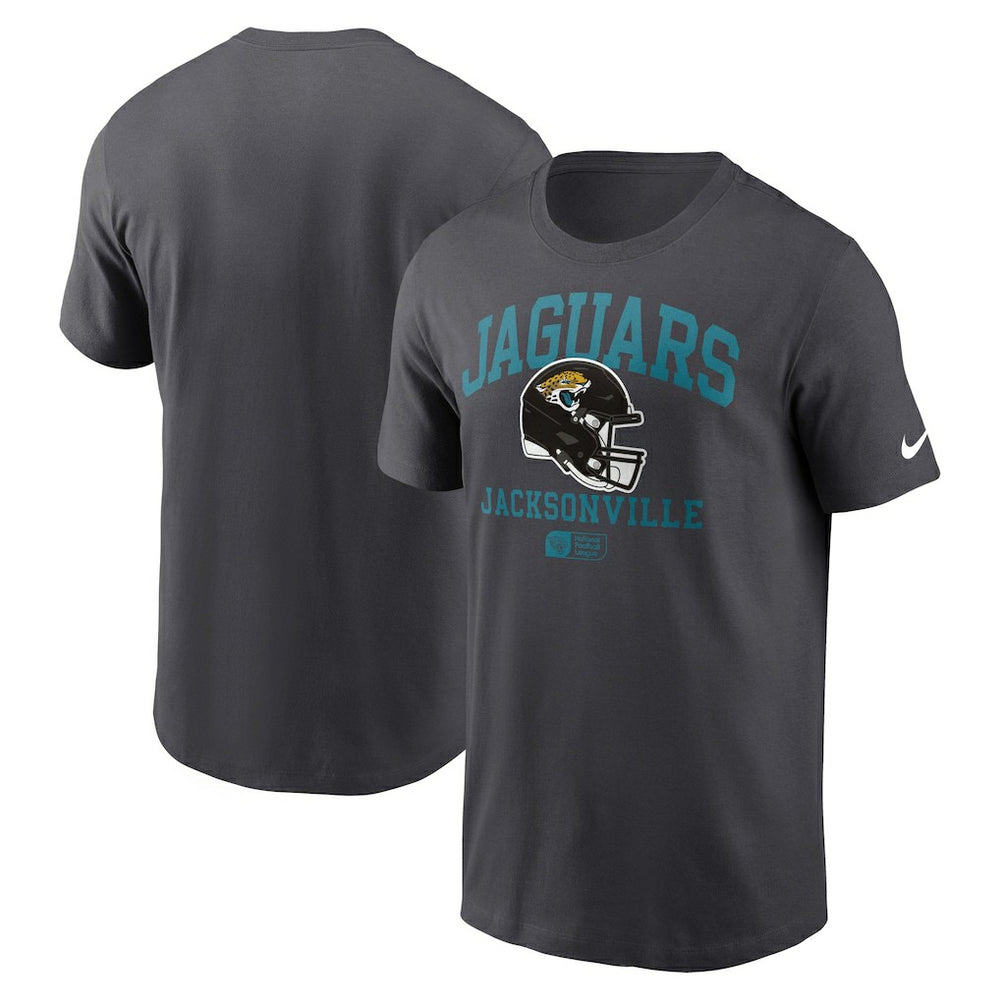 Jacksonville Jaguars Helmet Essential T-Shirt - Anthracite | Nike on sale