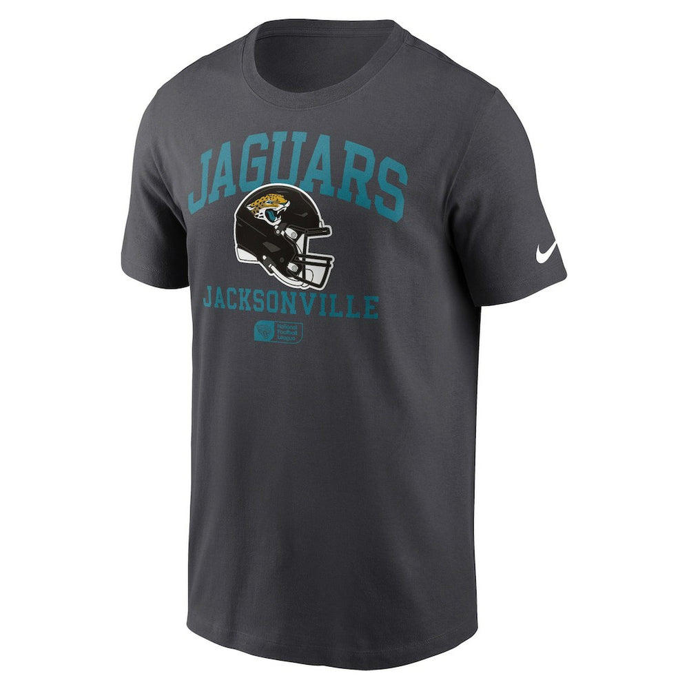 Jacksonville Jaguars Helmet Essential T-Shirt - Anthracite | Nike on sale