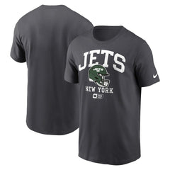 New York Jets Helmet Essential T-Shirt - Anthracite | Nike sale