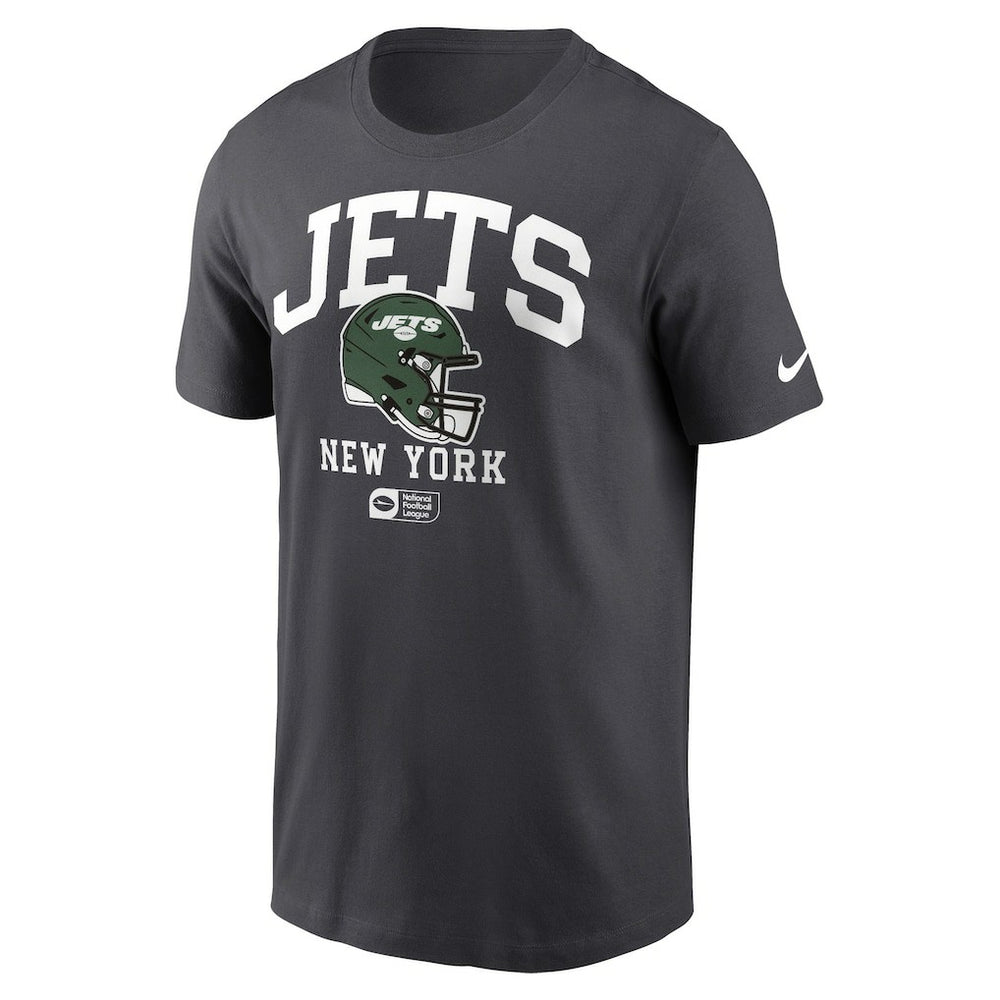 New York Jets Helmet Essential T-Shirt - Anthracite | Nike sale