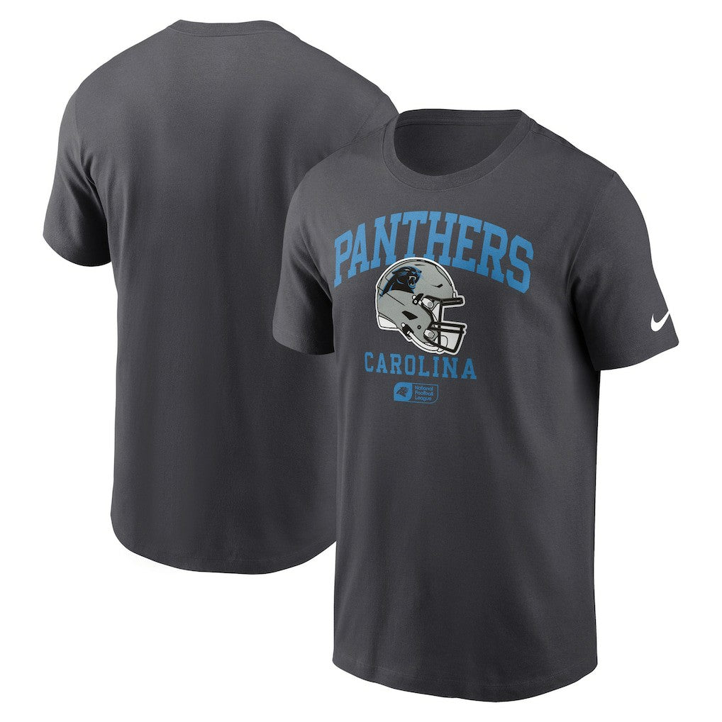 Carolina Panthers Helmet Essential T-Shirt - Anthracite | Nike sale