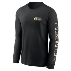 New Orleans Saints All Out Long Sleeve T-Shirt - Black | Nike online