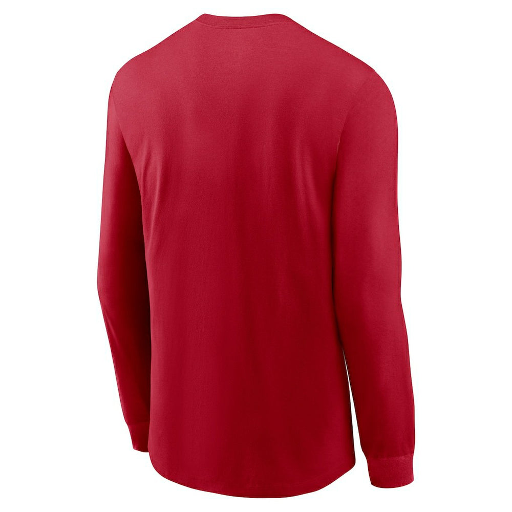 San Francisco 49ers All Out Long Sleeve T-Shirt - Scarlet | Nike online