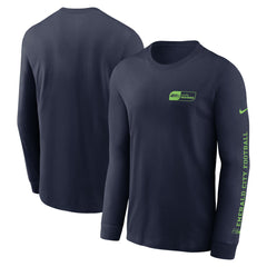 Seattle Seahawks All Out Long Sleeve T-Shirt - College Navy | Nike cheap