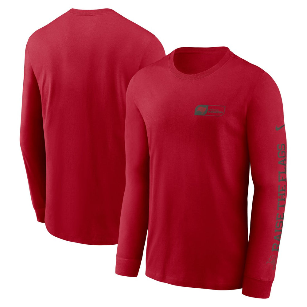 Tampa Bay Buccaneers All Out Long Sleeve T-Shirt - Red | Nike outlet
