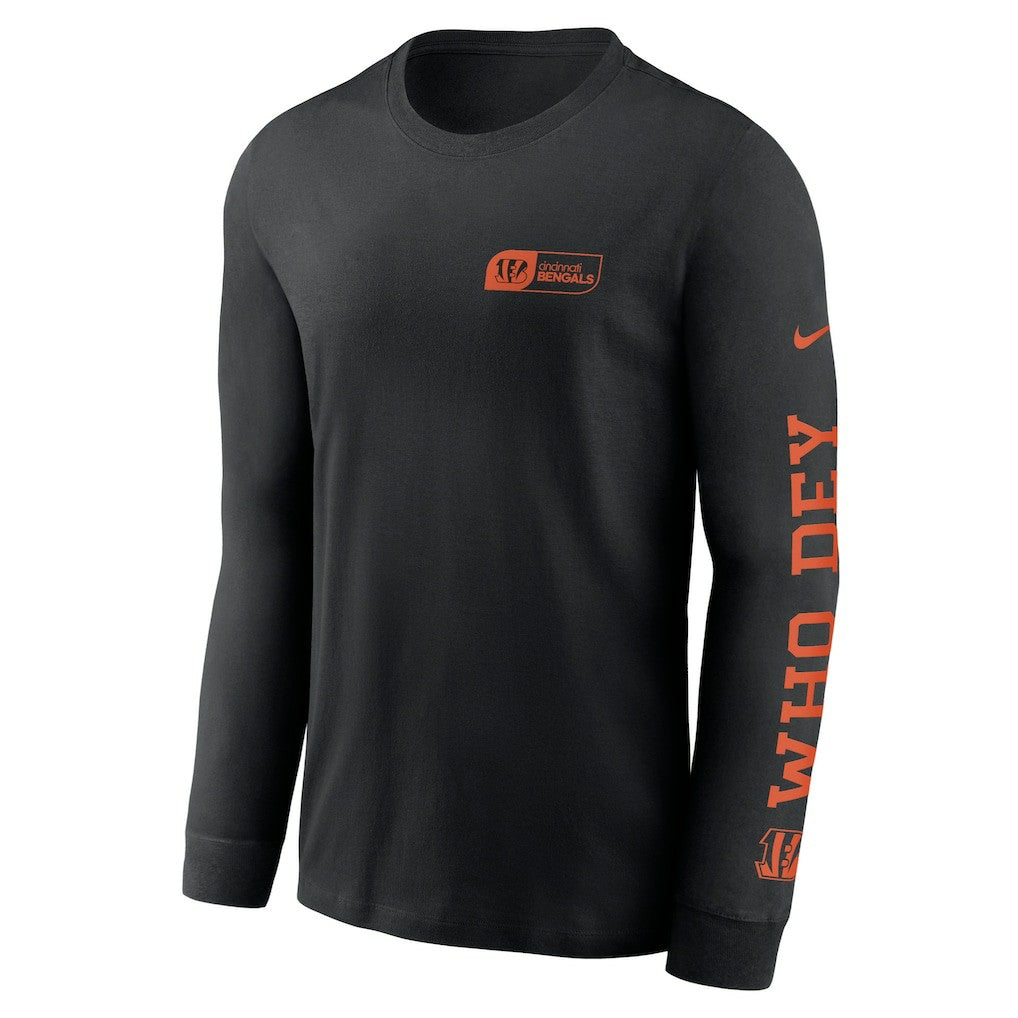 Cincinnati Bengals All Out Long Sleeve T-Shirt - Black | Nike discount