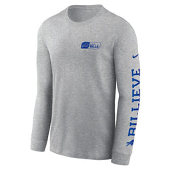Buffalo Bills All Out Long Sleeve T-Shirt - Heather Gray | Nike on sale