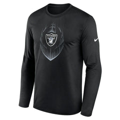 Las Vegas Raiders Icon Legend Performance Long Sleeve T-Shirt - Black | Nike outlet