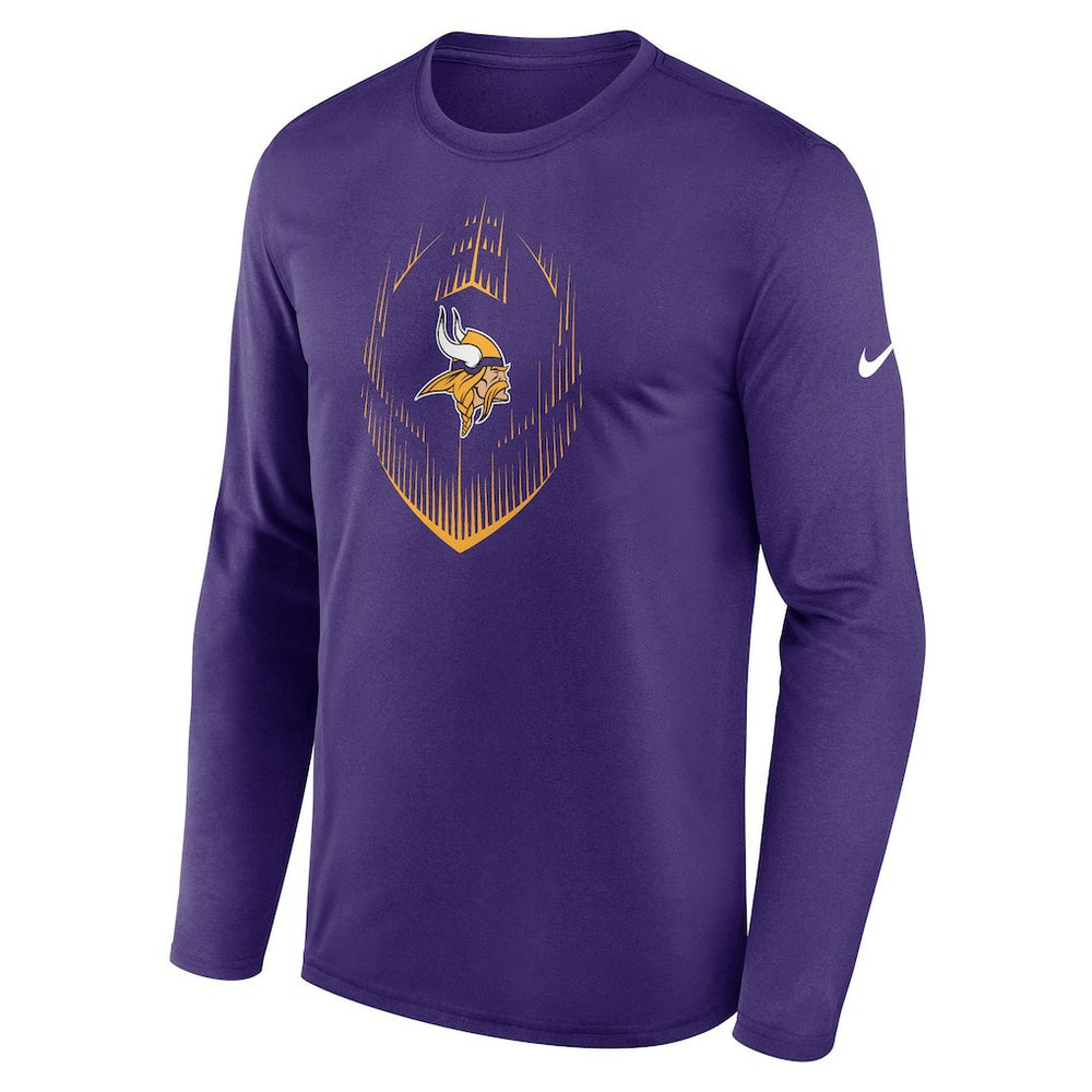 Minnesota Vikings Icon Legend Performance Long Sleeve T-Shirt - Purple | Nike sale