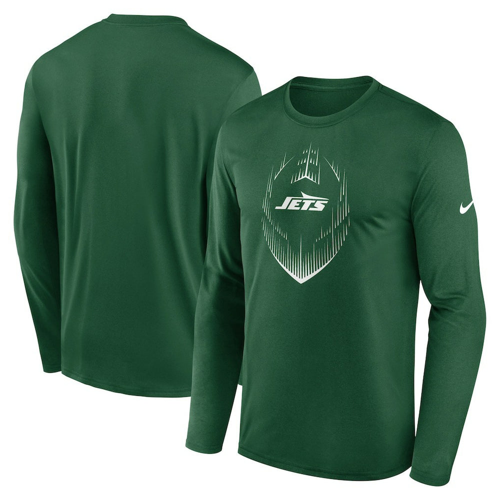 New York Jets Icon Legend Performance Long Sleeve T-Shirt - Green | Nike online