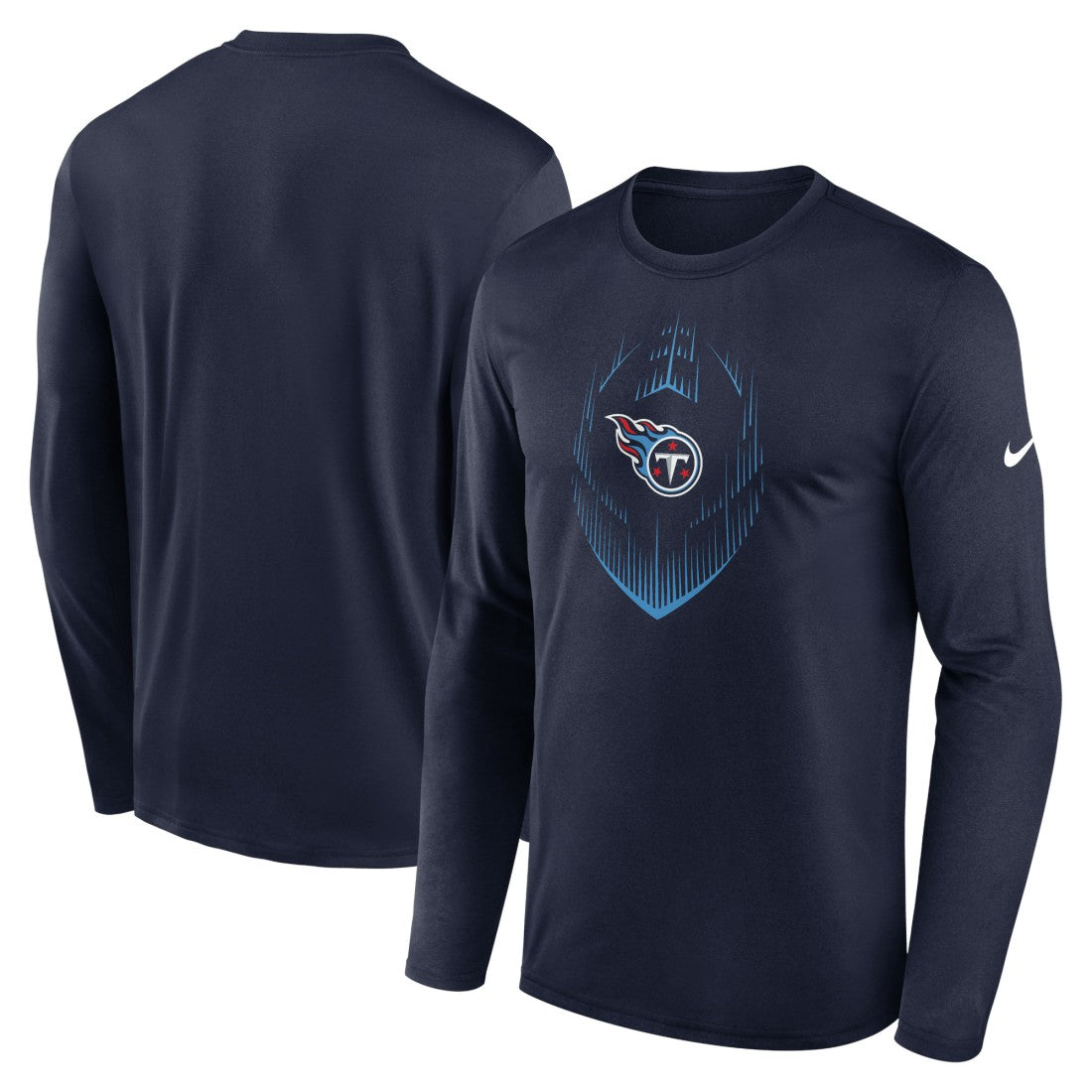 Tennessee Titans Icon Legend Performance Long Sleeve T-Shirt - Navy | Nike for sale