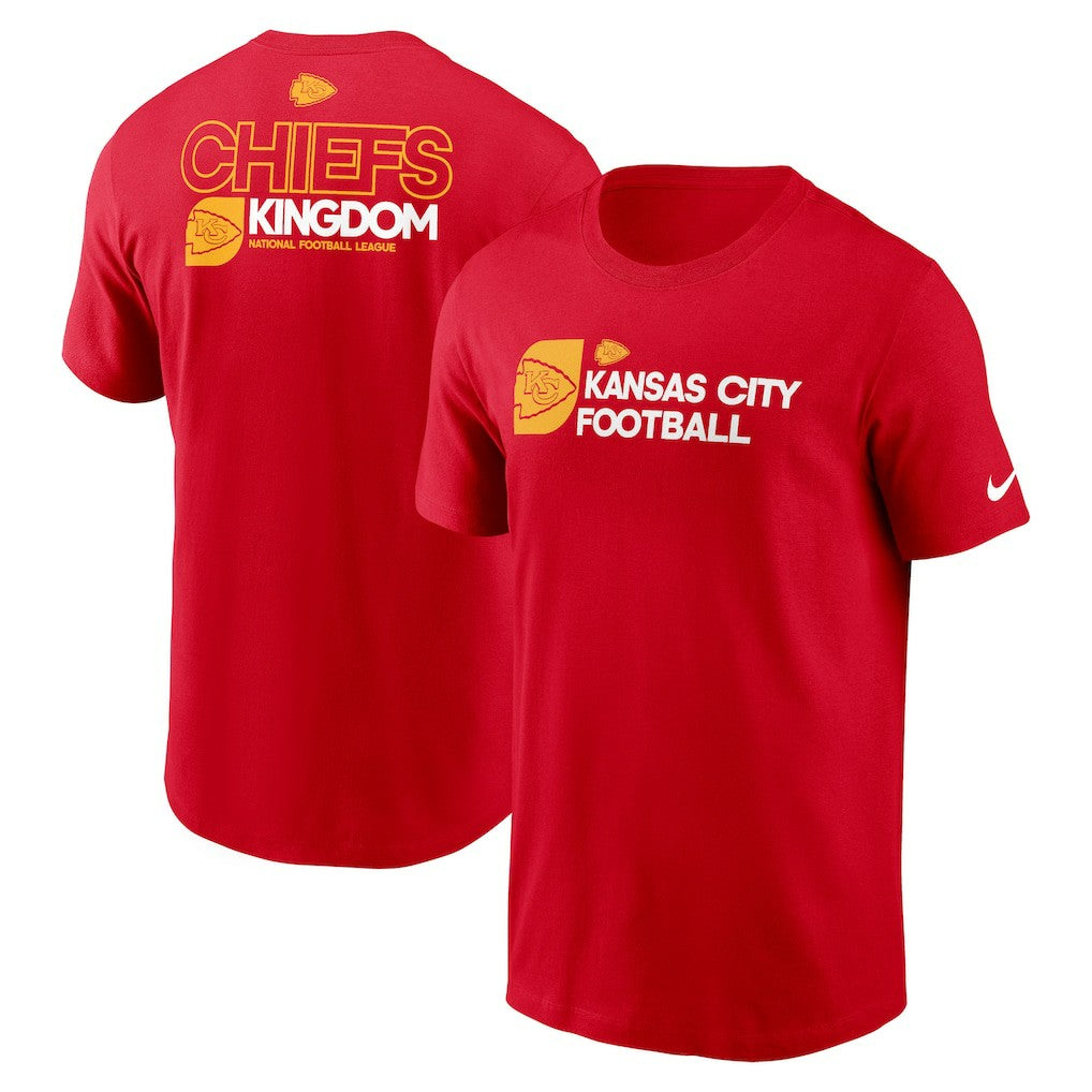 Kansas City Chiefs Outline T-Shirt - Red | Nike outlet