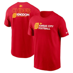 Kansas City Chiefs Outline T-Shirt - Red | Nike outlet