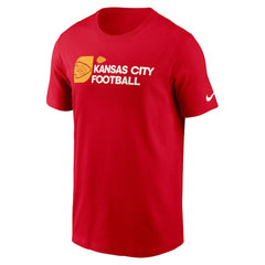 Kansas City Chiefs Outline T-Shirt - Red | Nike outlet