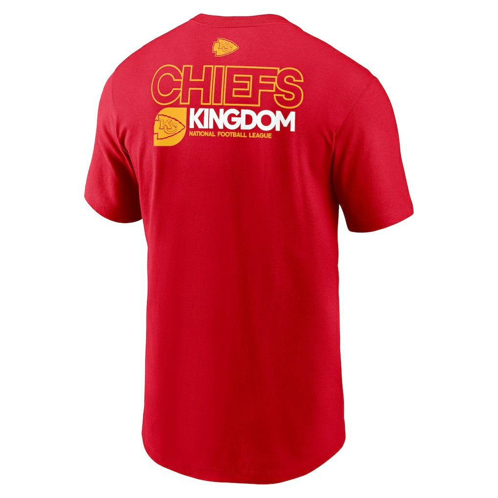Kansas City Chiefs Outline T-Shirt - Red | Nike outlet