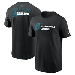 Jacksonville Jaguars Outline T-Shirt - Black | Nike outlet