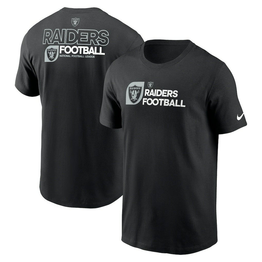 Las Vegas Raiders Outline T-Shirt - Black | Nike on sale