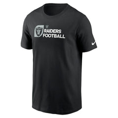 Las Vegas Raiders Outline T-Shirt - Black | Nike on sale