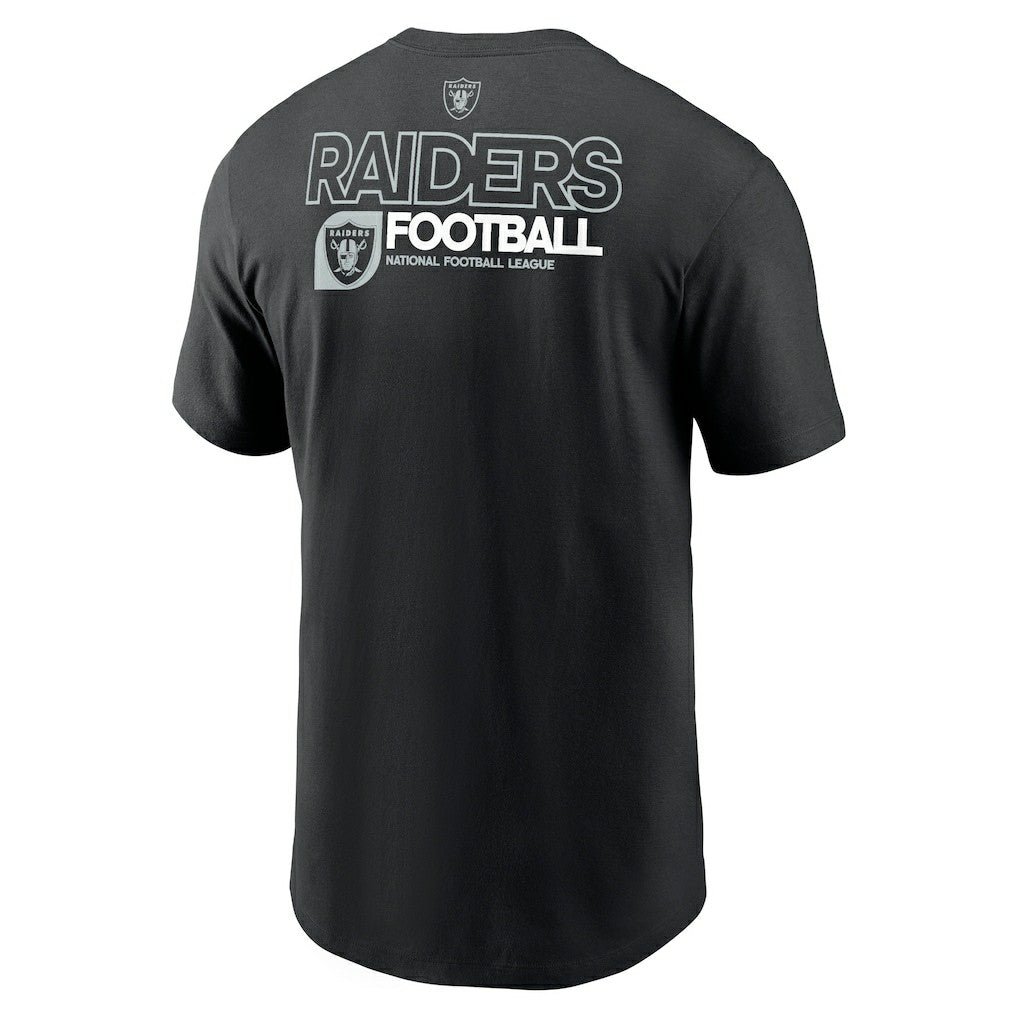 Las Vegas Raiders Outline T-Shirt - Black | Nike on sale