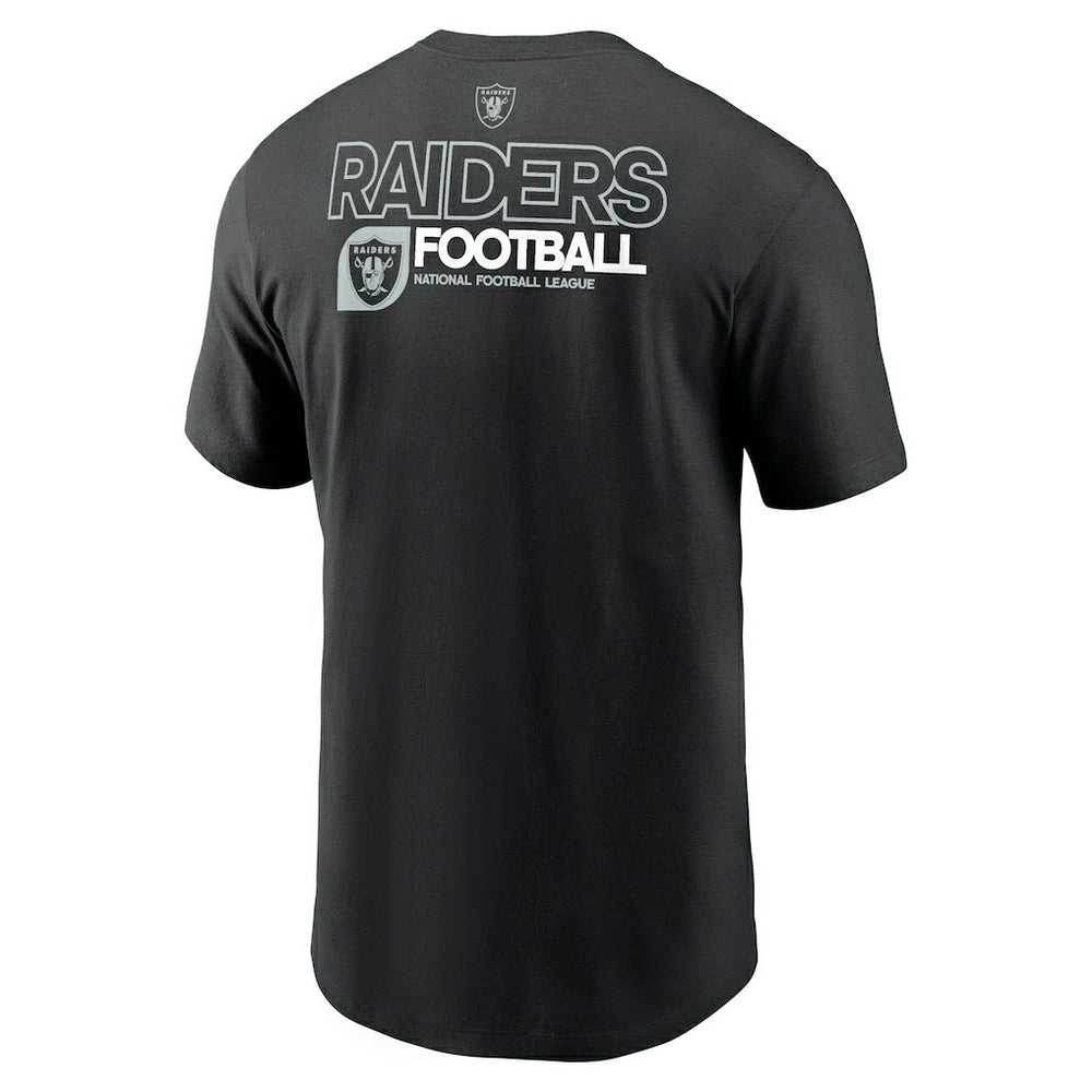 Las Vegas Raiders Outline T-Shirt - Black | Nike on sale
