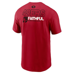 San Francisco 49ers Outline T-Shirt - Scarlet | Nike discount
