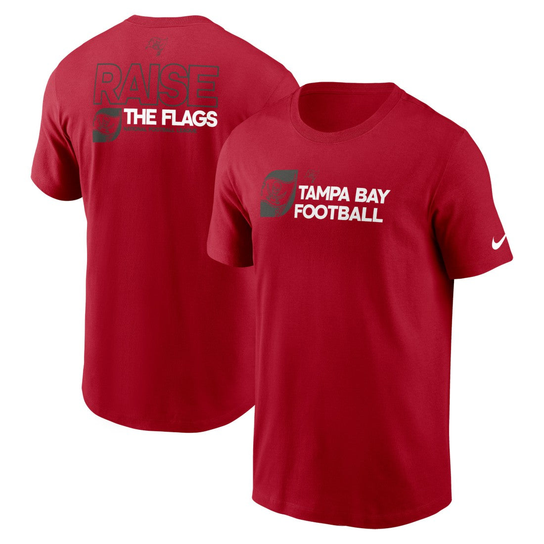 Tampa Bay Buccaneers Outline T-Shirt - Red | Nike on sale