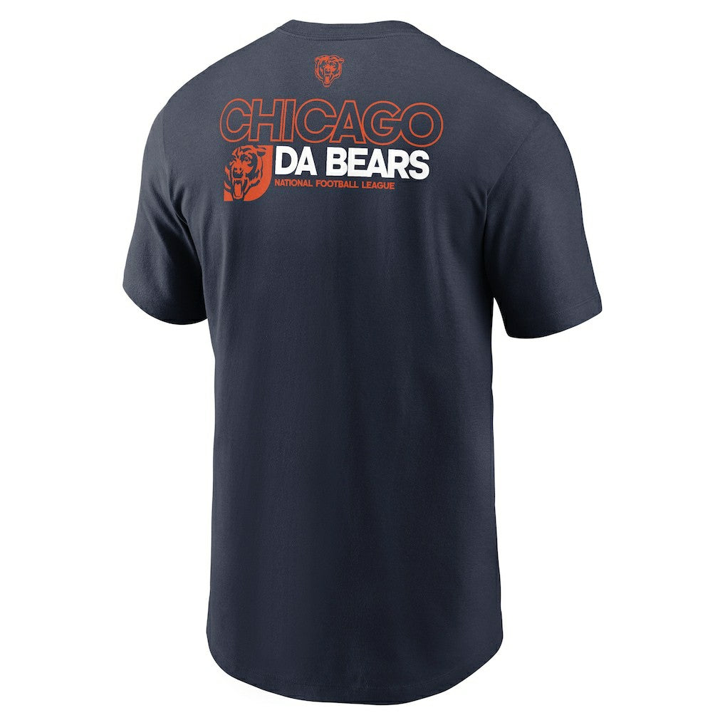 Chicago Bears Outline T-Shirt - Navy | Nike online