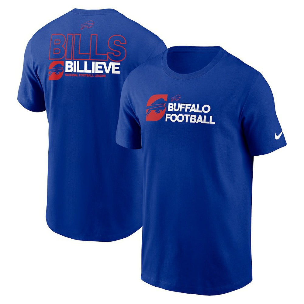 Buffalo Bills Outline T-Shirt - Royal | Nike for sale