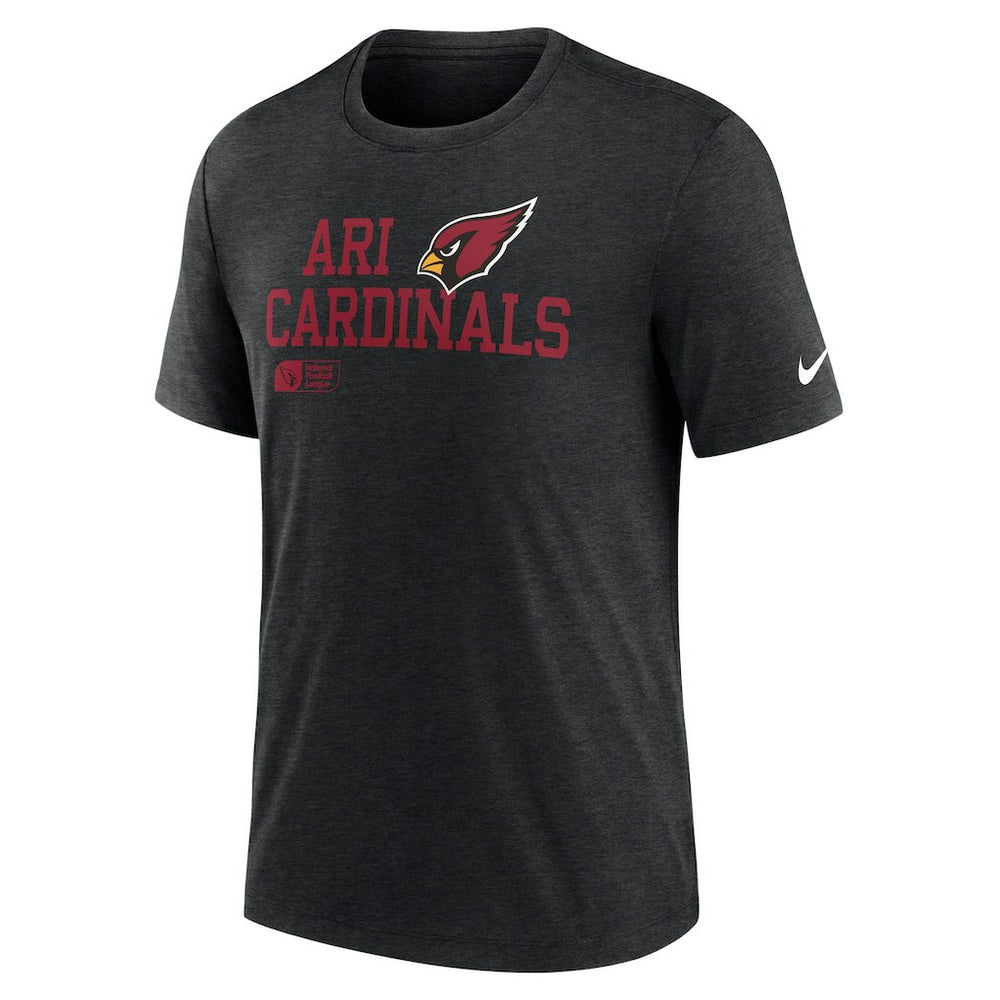 Arizona Cardinals Overlap Lockup Tri-Blend T-Shirt - Black | Nike on sale