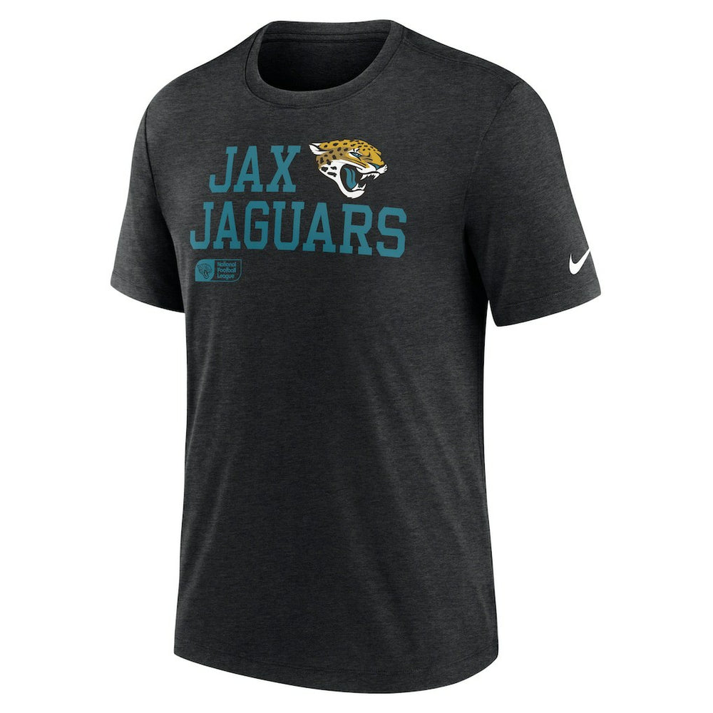 Jacksonville Jaguars Overlap Lockup Tri-Blend T-Shirt - Black | Nike online
