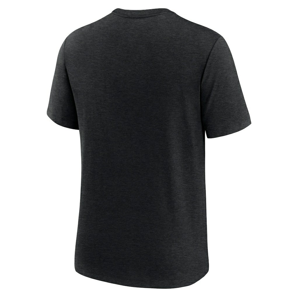 Minnesota Vikings Overlap Lockup Tri-Blend T-Shirt - Black | Nike sale