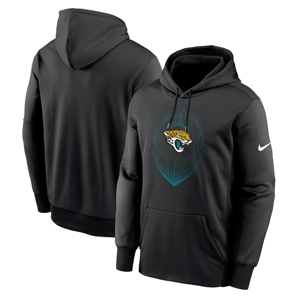 Jacksonville Jaguars Icon Performance Pullover Hoodie - Black | Nike on sale
