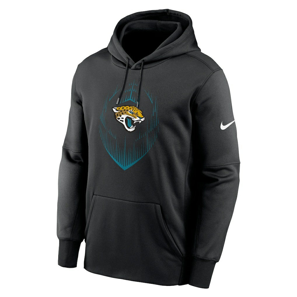 Jacksonville Jaguars Icon Performance Pullover Hoodie - Black | Nike on sale