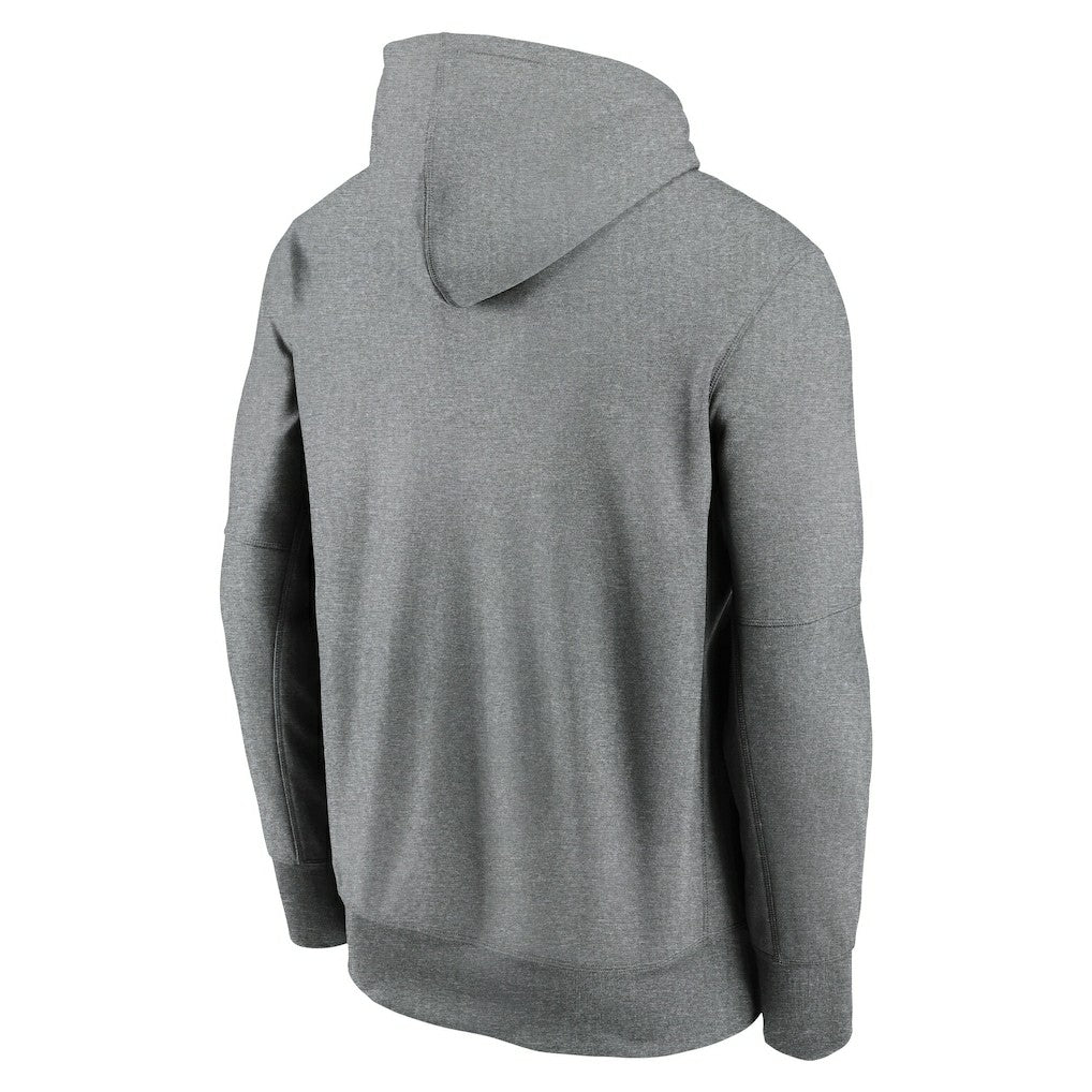 Miami Dolphins Icon Performance Pullover Hoodie - Heather Gray | Nike discount
