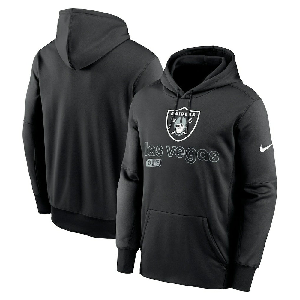 Las Vegas Raiders Performance Pullover Hoodie - Black | Nike for sale