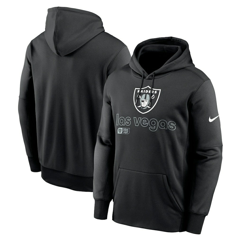 Las Vegas Raiders Performance Pullover Hoodie - Black | Nike for sale