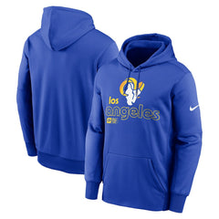Los Angeles Rams Performance Pullover Hoodie - Royal | Nike on sale