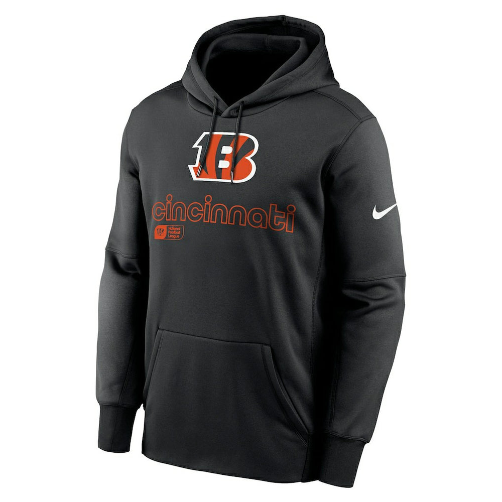 Cincinnati Bengals Performance Pullover Hoodie - Black | Nike outlet