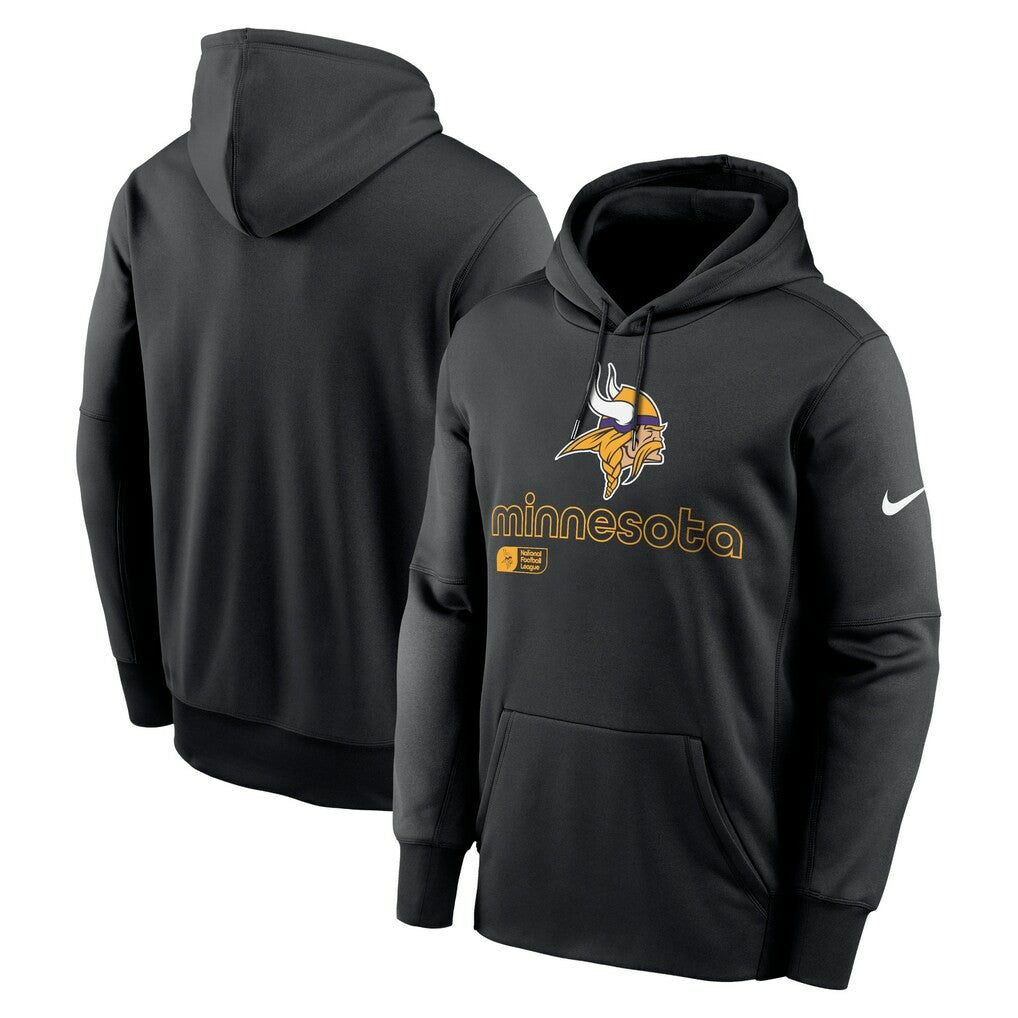 Minnesota Vikings Performance Pullover Hoodie - Black | Nike for sale