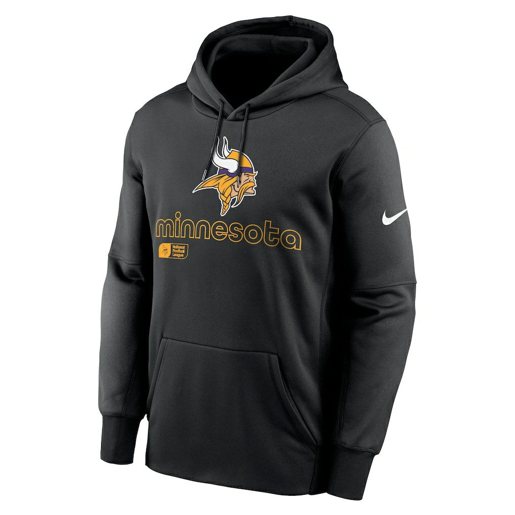 Minnesota Vikings Performance Pullover Hoodie - Black | Nike for sale
