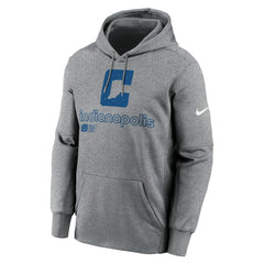 Indianapolis Colts Performance Pullover Hoodie - Heather Gray | Nike cheap