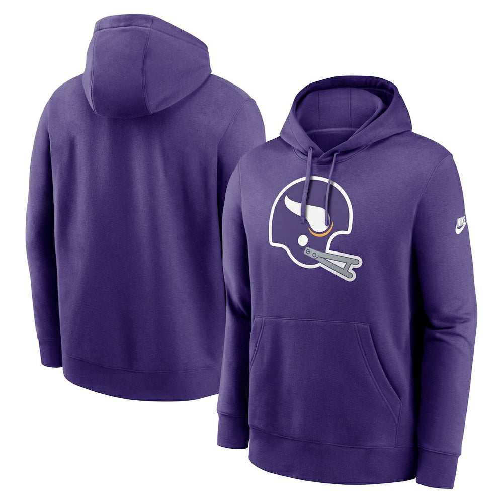 Minnesota Vikings Rewind Club Logo Pullover Hoodie - Purple | Nike discount